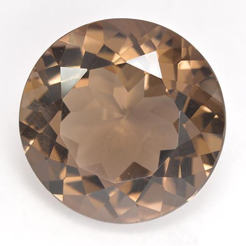 Brown Smoky Quartz 22.6 Carat Round from Brazil Gemstone