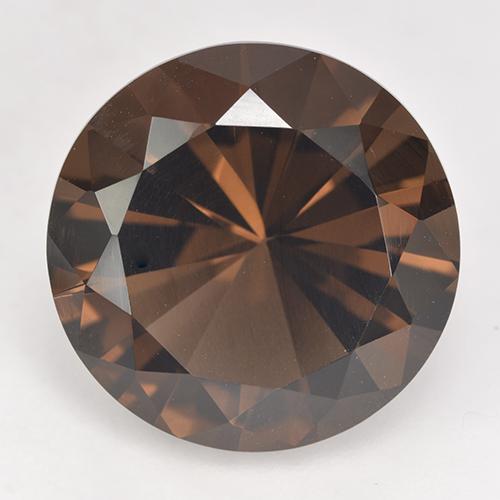 Hickory Brown Smoky Quartz Gem - 11.2ct Diamond-Cut (ID: 531220)