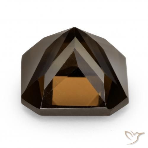 Smoky Quartz Gemstone in 12 x 12 mm (calibrated) Size for Sale, Smoky Quartz Stone in Umber Brown Color