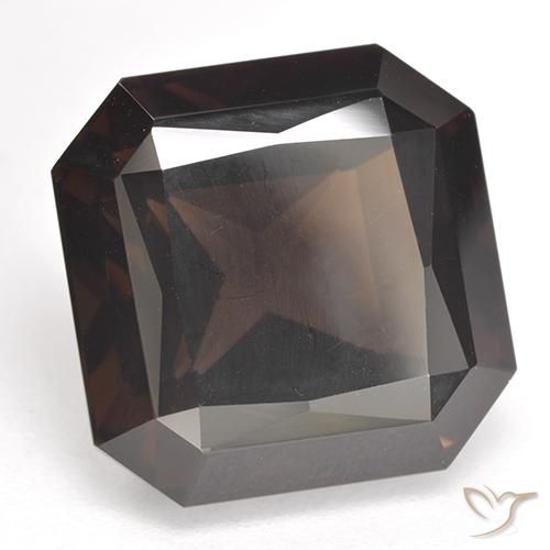 12.50 ct Brown Smoky Quartz Stone, Natural Smoky Quartz in Octagon / Scissor Cut Shape for Sale