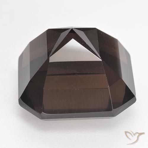 Smoky Quartz Gemstone in 14 x 14 mm (calibrated) Size for Sale, Smoky Quartz Stone in Reddish Brown Color