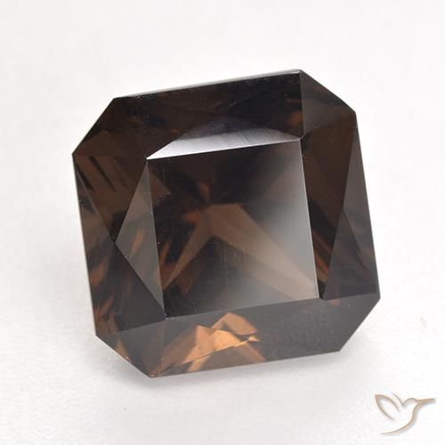 7.48 ct Brown Smoky Quartz Stone, Natural Smoky Quartz in Octagon / Scissor Cut Shape for Sale