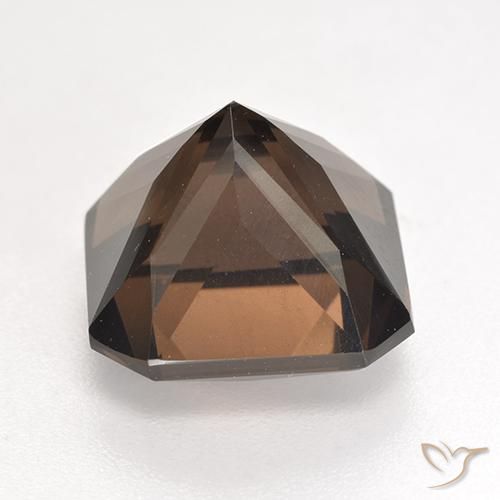 Smoky Quartz Gemstone in 12 x 12 mm (calibrated) Size for Sale, Smoky Quartz Stone in Medium Brown Color