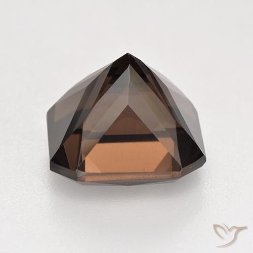 Smoky Quartz Gemstone in 11 x 11 mm (calibrated) Size for Sale, Smoky Quartz Stone in Dark Brown Color