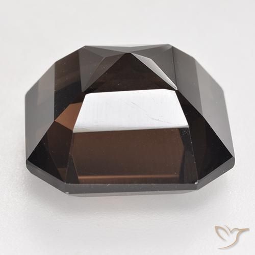 Smoky Quartz Gemstone in 14 x 14 mm (calibrated) Size for Sale, Smoky Quartz Stone in Reddish Brown Color