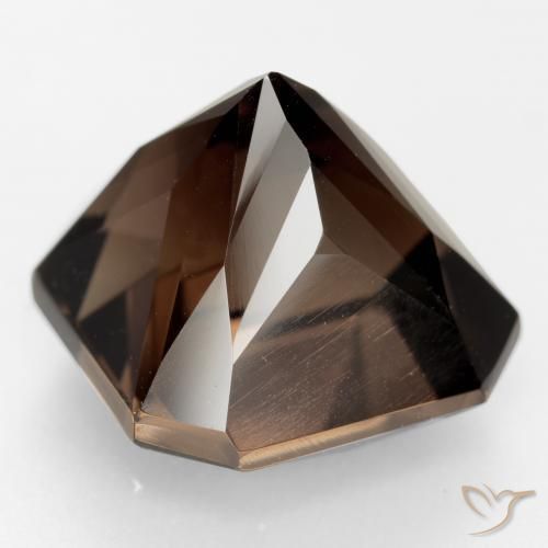 Smoky Quartz Gemstone in 14 x 14 mm (calibrated) Size for Sale, Smoky Quartz Stone in Medium Brown Color
