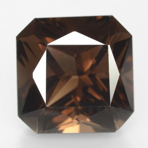 Brown Smoky Quartz Gem - 10ct Octagon / Scissor Cut (ID: 540963)