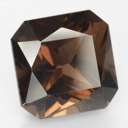 10.00 ct Brown Smoky Quartz Stone, Natural Smoky Quartz in Octagon / Scissor Cut Shape for Sale