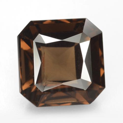 Hickory Brown Smoky Quartz Gem - 6.8ct Octagon / Scissor Cut (ID: 540970)