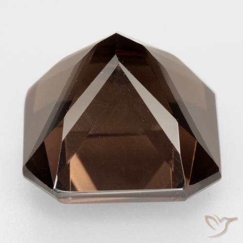 Smoky Quartz Gemstone in 13 x 13 mm (calibrated) Size for Sale, Smoky Quartz Stone in Reddish Brown Color