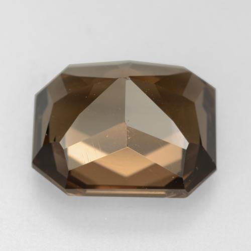 Smoky Quartz Gemstone in 13 x 11 mm (calibrated) Size for Sale, Smoky Quartz Stone in Chocolate Brown Color