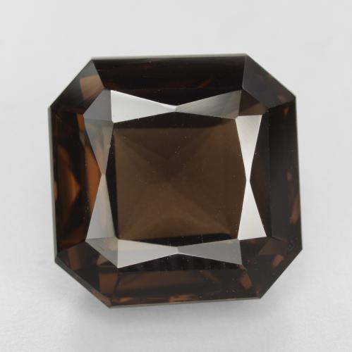 Hickory Brown Smoky Quartz Gem - 12ct Octagon / Scissor Cut (ID: 541124)