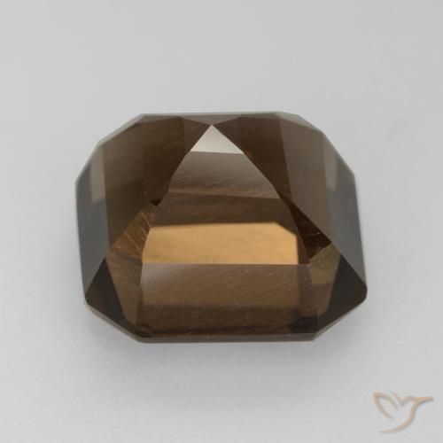 Smoky Quartz Gemstone in 11 x 11 mm (calibrated) Size for Sale, Smoky Quartz Stone in Medium Brown Color