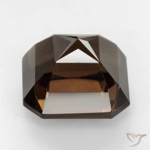 Smoky Quartz Gemstone in 12 x 12 mm (calibrated) Size for Sale, Smoky Quartz Stone in Brown Color