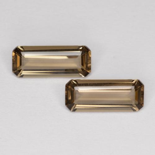 Light Mocha Smoky Quartz Gem - 0.9ct Octagon Facet (ID: 572141)