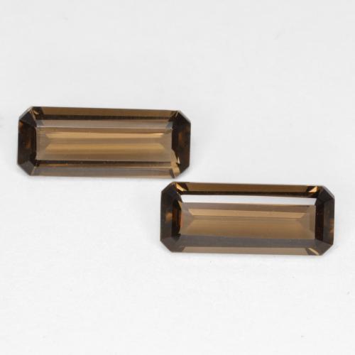 Light Mocha Smoky Quartz Gem - 0.9ct Octagon Facet (ID: 572287)