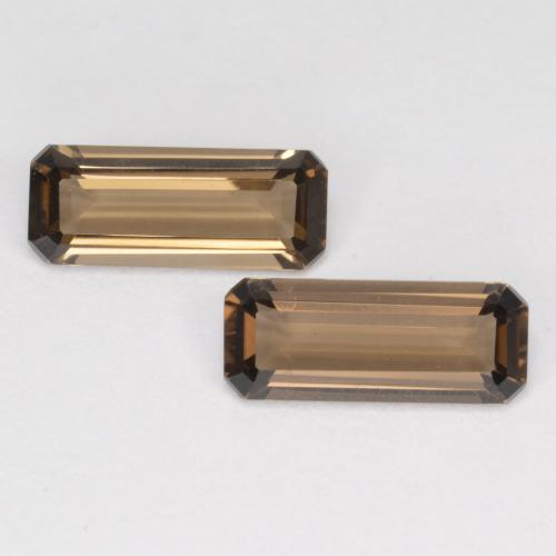 Light Mocha Smoky Quartz Gem - 0.9ct Octagon Facet (ID: 572290)