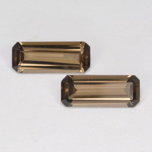 Warm Brown Smoky Quartz Gem - 0.9ct Octagon Facet (ID: 572294)