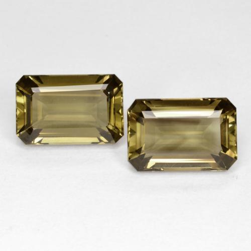 Light Brown Smoky Quartz Gem - 4.2ct Octagon Step Cut (ID: 577807)
