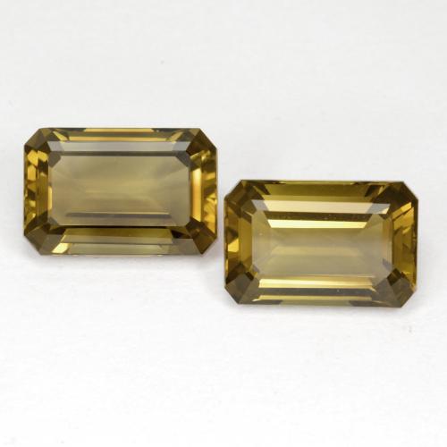 Warm Brown Smoky Quartz Gem - 4.2ct Octagon Step Cut (ID: 577810)