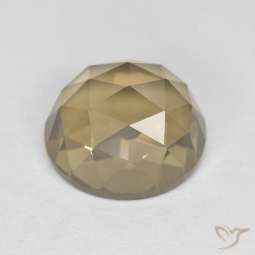 4.97ct Natural Mocha Brown Smoky Quartz, Oval, VVS-VS