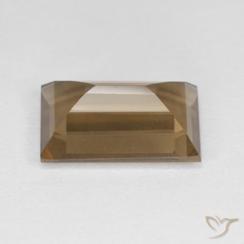 Smoky Quartz Gemstone in 12 x 8 mm (calibrated) Size for Sale, Smoky Quartz Stone in Warm Brown Color