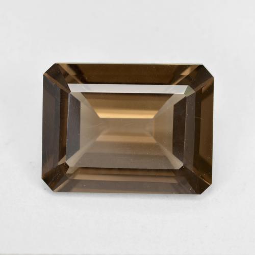 Marrón chocolate Cuarzo Ahumado Gema - 5.2ct Corte octagonal (ID: 582366)