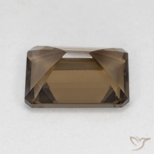 Smoky Quartz Gemstone in 13 x 10 mm Size for Sale, Smoky Quartz Stone in Gingerbread Brown Color