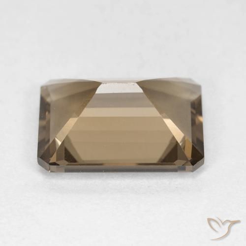 Smoky Quartz Gemstone in 12.9 x 9.9 mm Size for Sale, Smoky Quartz Stone in Light Brown Color