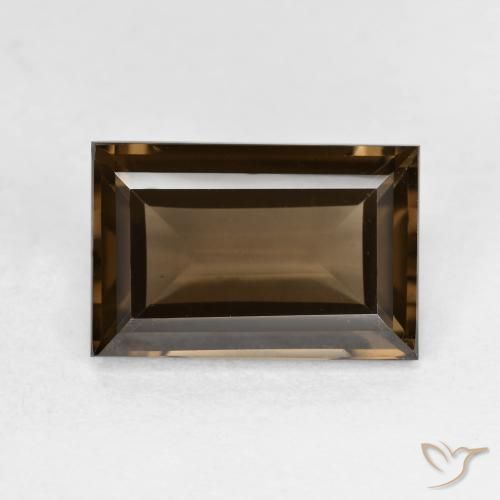 Quarzo fumé taglio baguette da 3,67 ct, 11,9 x 7,9 mm dal Brasile, Photo A