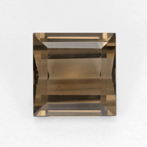Marrón cálido Cuarzo Ahumado Gema - 2.8ct Forma cuadrada (ID: 583736)
