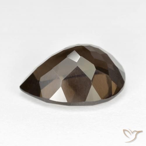 Smoky Quartz Gemstone in 15.1 x 1.1 mm Size for Sale, Smoky Quartz Stone in Brown Color