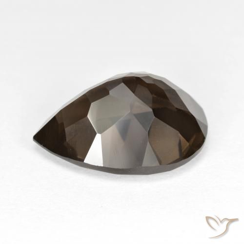 Smoky Quartz Gemstone in 15 x 11 mm Size for Sale, Smoky Quartz Stone in Brown Color