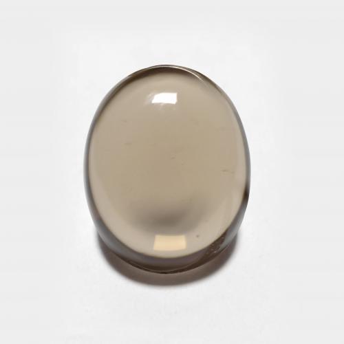 Warm Brown Smoky Quartz Gem - 2.7ct Oval Cabochon (ID: 590685)