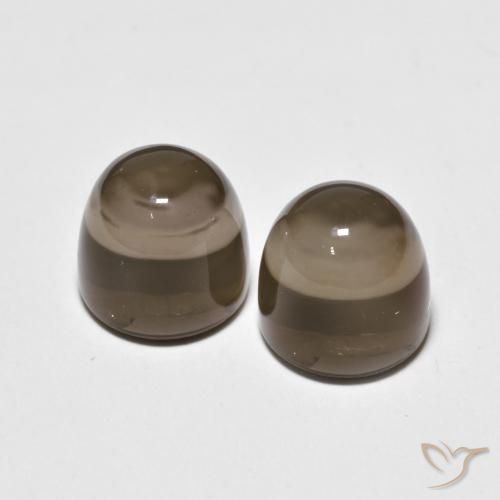8.19 ct Round Smoky Quartz, 8.1 mm From Brazil, Photo A