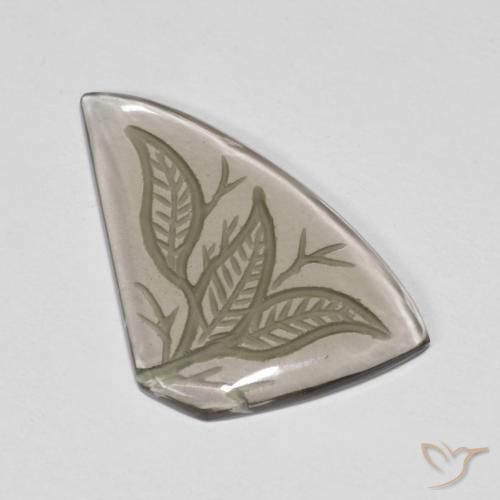 10.24 ct Brown Smoky Quartz Stone, Natural Smoky Quartz in Fancy Cabochon Shape for Sale