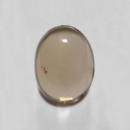 1,68 ct ovaler brauner Rauchquarz aus Brasilien, Größe 8,1 x 6,2mm, Garantiert natürlicher Edelstein, Transparent Reinheit, 1 Stück Rauchquarz in Mittel braun Farbe, Mohs-Härte von 7 Geeignet für den täglichen Gebrauch im Schmuck, Photo A