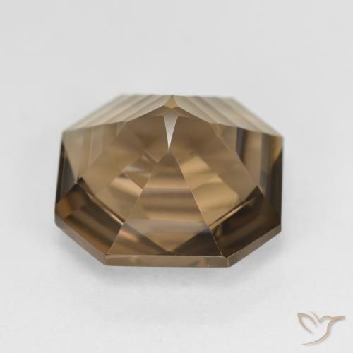 Smoky Quartz Gemstone in 12 x 12 mm (calibrated) Size for Sale, Smoky Quartz Stone in Warm Brown Color