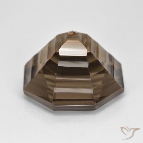 Smoky Quartz Gemstone in 16 x 16 mm (calibrated) Size for Sale, Smoky Quartz Stone in Light Mocha Color