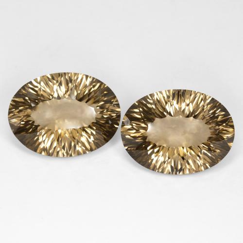 Light Mocha Smoky Quartz Gem - 16.3ct Fancy Cut (ID: 599390)