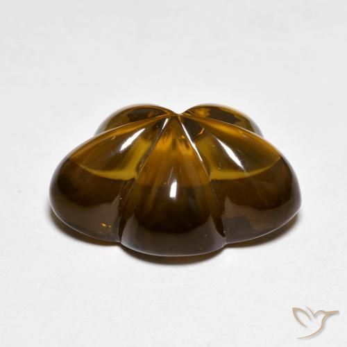 Smoky Quartz Gemstone in 16 x 12 mm (calibrated) Size for Sale, Smoky Quartz Stone in Caramel Brown Color