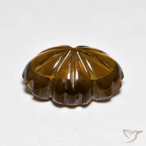 Smoky Quartz Gemstone in 14.2 x 10.2 mm Size for Sale, Smoky Quartz Stone in Caramel Brown Color
