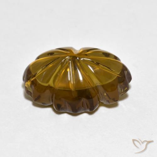 Smoky Quartz Gemstone in 14.1 x 10 mm Size for Sale, Smoky Quartz Stone in Warm Brown Color