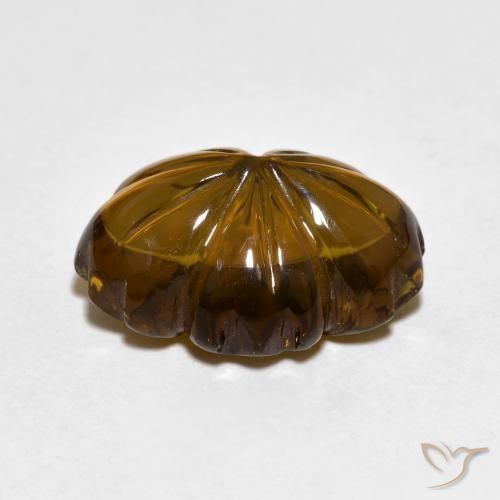 Smoky Quartz Gemstone in 14.1 x 10.1 mm Size for Sale, Smoky Quartz Stone in Warm Brown Color