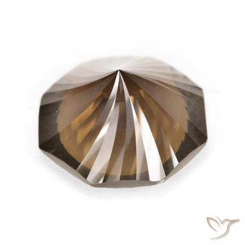 Smoky Quartz Gemstone in 14 x 14 mm (calibrated) Size for Sale, Smoky Quartz Stone in Brown Color