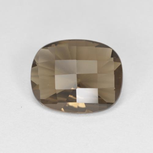 Light Mocha Дымчатый Кварц Камень - 2.3ct Подушечка Вогнутая Огранка (ID: 610177)