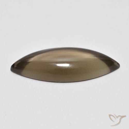 Smoky Quartz Gemstone in 22.2 x 8.9 mm Size for Sale, Smoky Quartz Stone in Medium-Light Brown Color