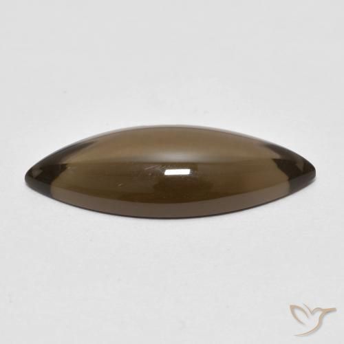 Smoky Quartz Gemstone in 22.1 x 8.9 mm Size for Sale, Smoky Quartz Stone in Warm Brown Color