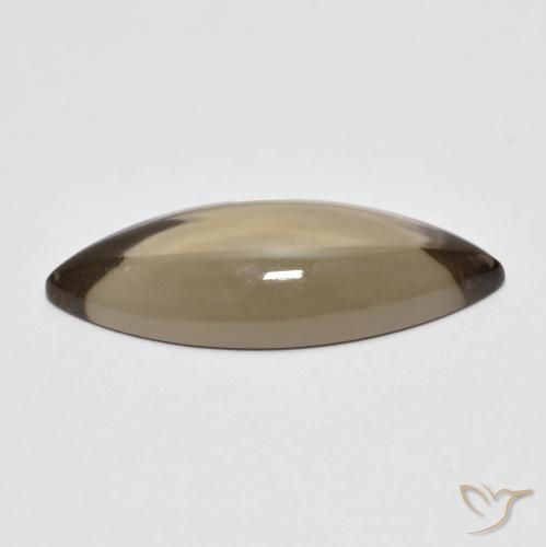 Smoky Quartz Gemstone in 22 x 8.9 mm Size for Sale, Smoky Quartz Stone in Warm Brown Color