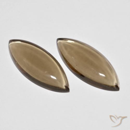 12.41ctw Natural Light Brown Smoky Quartz, Marquise, Transparent